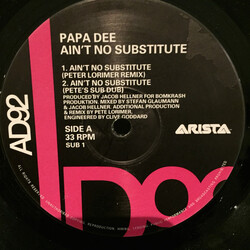 Papa Dee Ain't No Substitute VINYL 12" USED