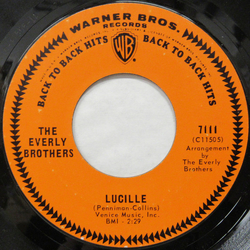 Everly Brothers Lucille / Crying In The Rain Vinyl 7" USED
