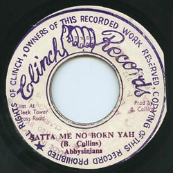 The Abyssinians Satta Me No Born Yah Vinyl 7" USED