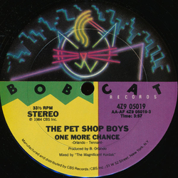 Pet Shop Boys One More Chance / West End Girls Vinyl 12" USED