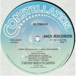 Klymaxx I Miss You Vinyl 12" USED