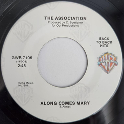 The Association (2) Along Comes Mary / Cherish Vinyl 7" USED