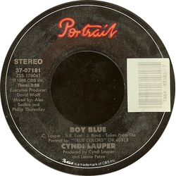 Cyndi Lauper Boy Blue Vinyl 7" USED