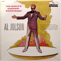 Al Jolson The World's Greatest Entertainer Vinyl LP USED