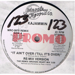 Kajammin It Ain't Over ('Till It's Over) USED VINYL 12INCH 33 S RPM PROMO