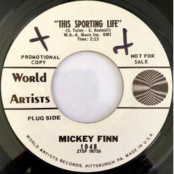 The Mickey Finn This Sporting Life Vinyl 7" USED
