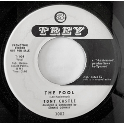 Tony Castle (3) The Fool / Kiss Me Goodnight Vinyl 7" USED