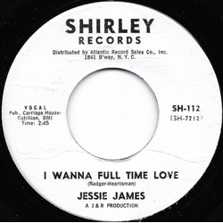 Jesse James (2) I Wanna Full Time Love / I Gotta Little Girl Vinyl 7" USED