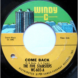 Five Stairsteps Come Back / You Don't Love Me Vinyl 7" USED
