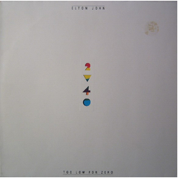 Elton John Too Low For Zero Vinyl LP USED