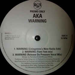 A.K.A. Warning Vinyl 12" USED