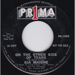 Gia Maione On The Other Side Of Tears / Please Don't Knock On My Heart Vinyl 7" USED