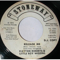 Kayton Roberts / Little Roy Wiggins Release Me USED VINYL 7INCH 45 RPM PROMO