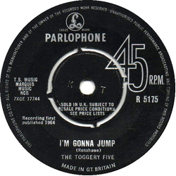 The Toggery Five I'm Gonna Jump Vinyl 7" USED