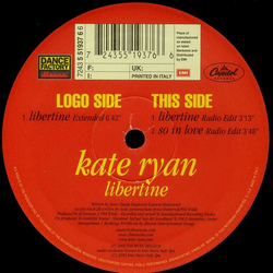 Kate Ryan Libertine Vinyl 12" USED