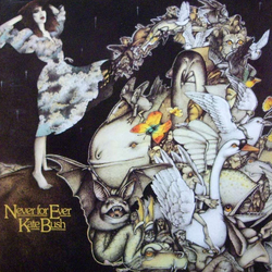 Kate Bush Never For Ever Vinyl LP USED