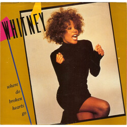 Whitney Houston Where Do Broken Hearts Go USED VINYL 7INCH 45 RPM SINGLE STEREO