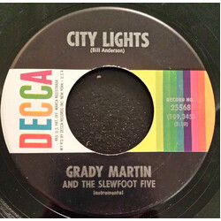 Grady Martin / The Slew Foot Five City Lights / Fraulein USED VINYL 7INCH 45 RPM SINGLE