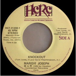 Margie Joseph Knockout USED VINYL 7INCH 45 RPM SINGLE