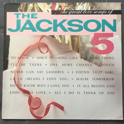 The Jackson 5 The Great Love Songs Of Vinyl LP USED