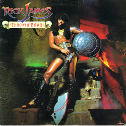 Rick James Throwin' Down Vinyl LP USED