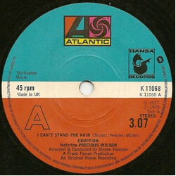 Eruption (4) / Precious Wilson I Can't Stand The Rain USED VINYL 7INCH 45 RPM SINGLE