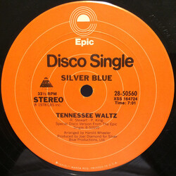 Silver Blue (2) Tennessee Waltz / Good Vibrations Vinyl 12" USED