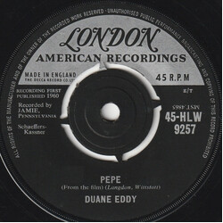 Duane Eddy Pepe USED VINYL 7INCH 45 RPM SINGLE