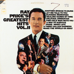 Ray Price Ray Price's Greatest Hits Vol. II Vinyl LP USED
