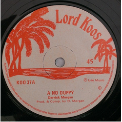 Derrick Morgan A No Duppy / Catch Duppy Vinyl 7" USED