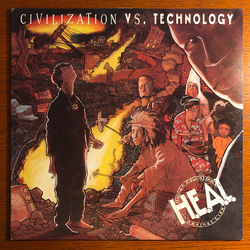 H.E.A.L. Human Education Against Lies Civilization Vs. Technology Vinyl LP USED