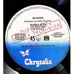 Blondie Marea Alta = The Tide Is High Vinyl 7" USED