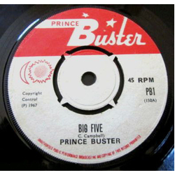 Prince Buster Big Five Vinyl 7" USED