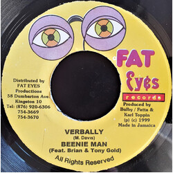 Beenie Man Verbally USED VINYL 7INCH