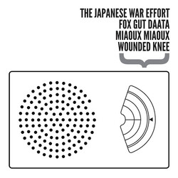 The Japanese War Effort / Fox Gut Daata / Miaoux Miaoux / Wounded Knee (3) Split EP USED VINYL 12INCH 45 RPM EP LIMITED EDITION NUMBERED