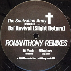 The Soulvation Army Da' Revival (Slight Return) - Romanthony Remixes USED VINYL 12INCH 33 S RPM