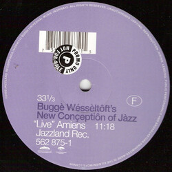 Bugge Wesseltoft New Conception Of Jazz (Live) USED VINYL 12INCH 33 S RPM