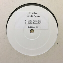 Hattler Delhi News USED VINYL 12INCH WHITE LABEL 45 RPM