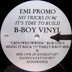 Various EMI Promo - No Tricks In 96' It's Time To Build USED VINYL 12INCH 33 S RPM PROMO