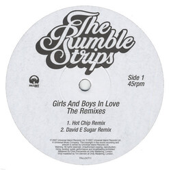 The Rumble Strips Girls & Boys In Love (The Remixes) VINYL 12" USED