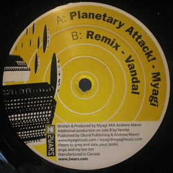 Myagi Planetary Attack VINYL 12" USED