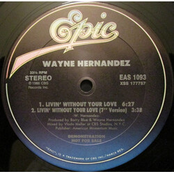 Wayne Hernandez Livin' Without Your Love VINYL 12" USED