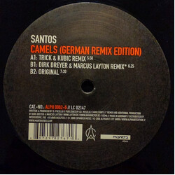 Santos Camels (German Remix Edition) USED VINYL 12INCH 33 S RPM 45 RPM