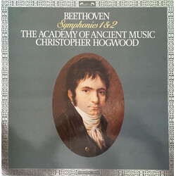 Ludwig van Beethoven / The Academy Of Ancient Music / Christopher Hogwood Symphonies 1 & 2 Vinyl LP USED