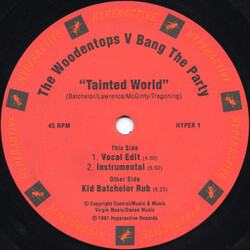 The Woodentops / Bang The Party Tainted World USED VINYL 12INCH 45 RPM