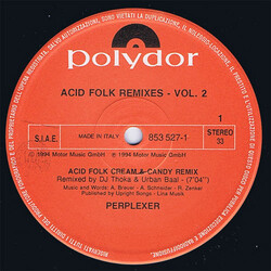 Perplexer Acid Folk Remixes - Vol. 2 USED VINYL 12INCH 33 S RPM