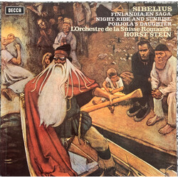 Jean Sibelius / Horst Stein / L'Orchestre De La Suisse Romande Finlandia - Night-Ride And Sunrise - Pohjola's Daughter - En Saga Vinyl LP USED
