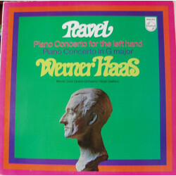 Maurice Ravel / Werner Haas / Orchestre National De L'Opéra De Monte-Carlo / Alceo Galliera Piano Concertos Vinyl LP USED