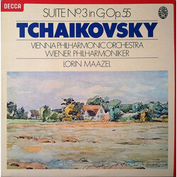 Pyotr Ilyich Tchaikovsky / Wiener Philharmoniker / Lorin Maazel Suite No. 3 In G, Op. 55 Vinyl LP USED