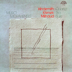 Paul Hindemith / Ernst Krenek / Darius Milhaud / Musici Moravienses Quartet - Trio - Suite Vinyl LP USED